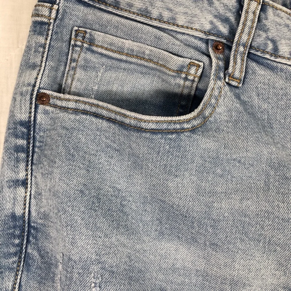 Old Navy Jeans Women's Plus Size 30 Denim Blue Ankle OG Straight High Rise NWT‎